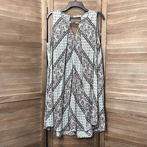 Umgee Boho Tunic Dress, Large, NWT